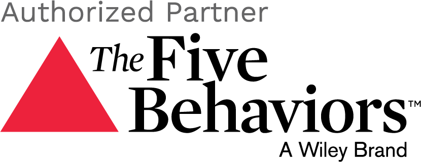 FIve Behaviors of a Cohesive Team Authorized Partner Logo