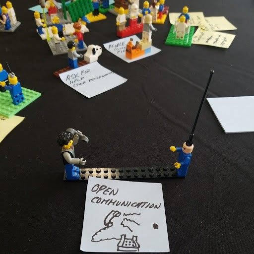 Dean Meyers offers Lego Serious Play for team building.