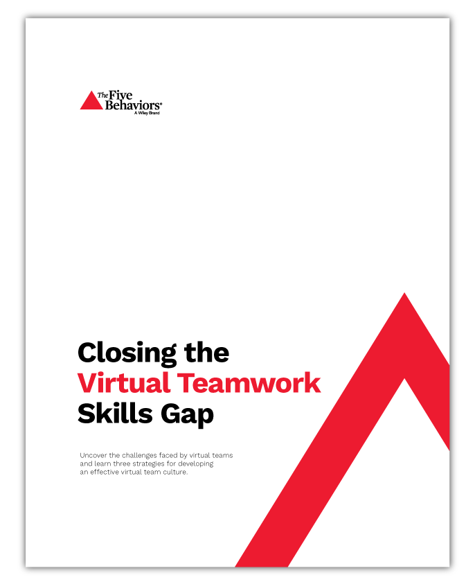 Closing the Virtual Teamwork Skills Gap Cover